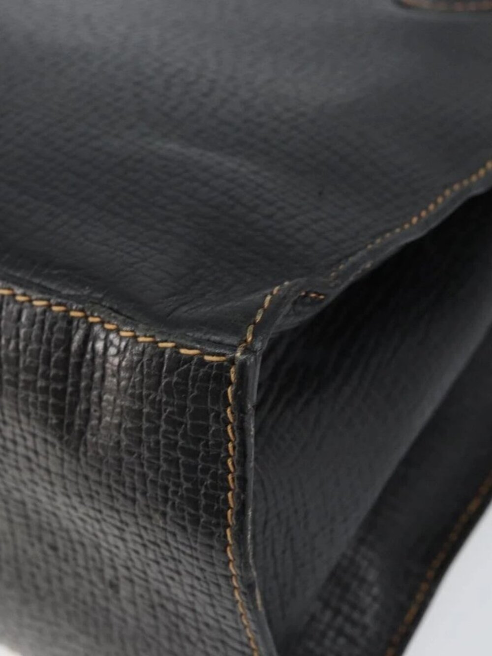 LOEWE Tote Bag Leather Black Gold Aut - Picture 5 of 16